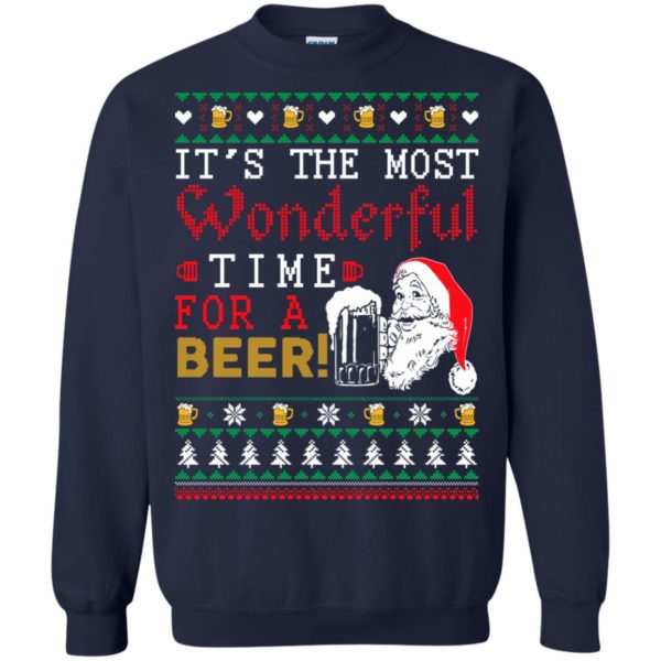 image 1500 600x600px It's The Most Wonderful Time For A Beer Christmas Sweater