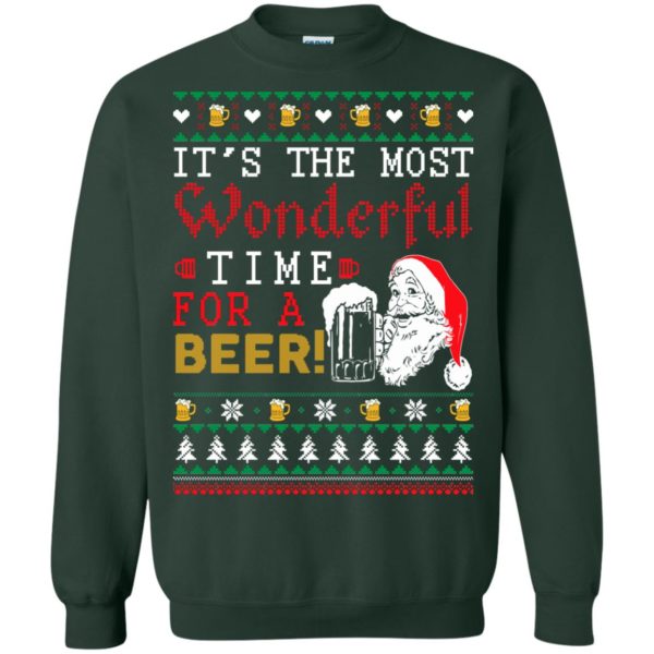 image 1502 600x600px It's The Most Wonderful Time For A Beer Christmas Sweater