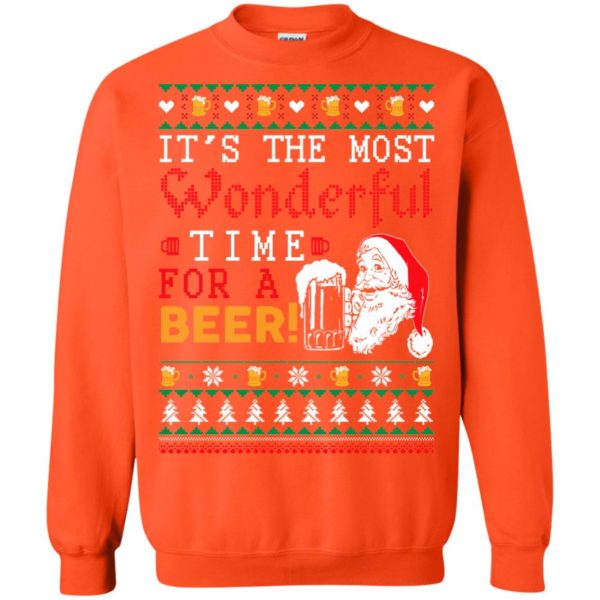 image 1506 600x600px It's The Most Wonderful Time For A Beer Christmas Sweater