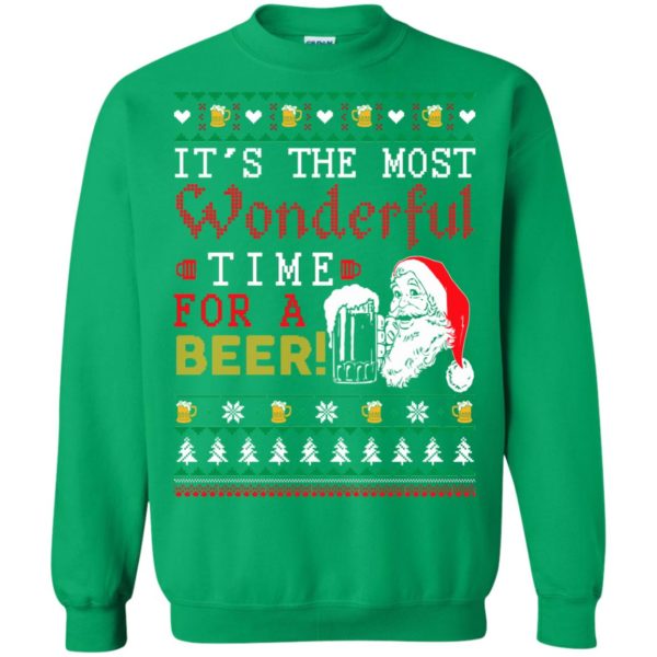 image 1507 600x600px It's The Most Wonderful Time For A Beer Christmas Sweater