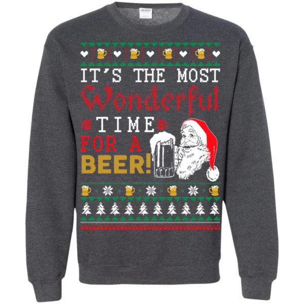 image 1508 600x600px It's The Most Wonderful Time For A Beer Christmas Sweater