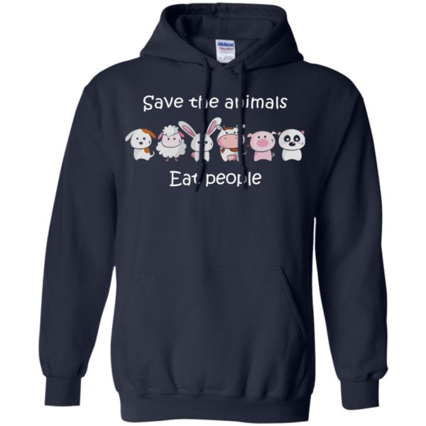image 1513 600x600px Funny vegan shirt: save the animals eat people t shirt, hoodies, tank top