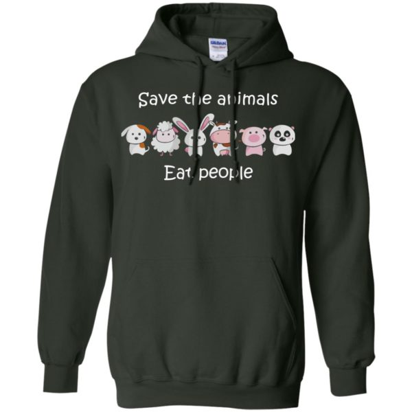 image 1514 600x600px Funny vegan shirt: save the animals eat people t shirt, hoodies, tank top