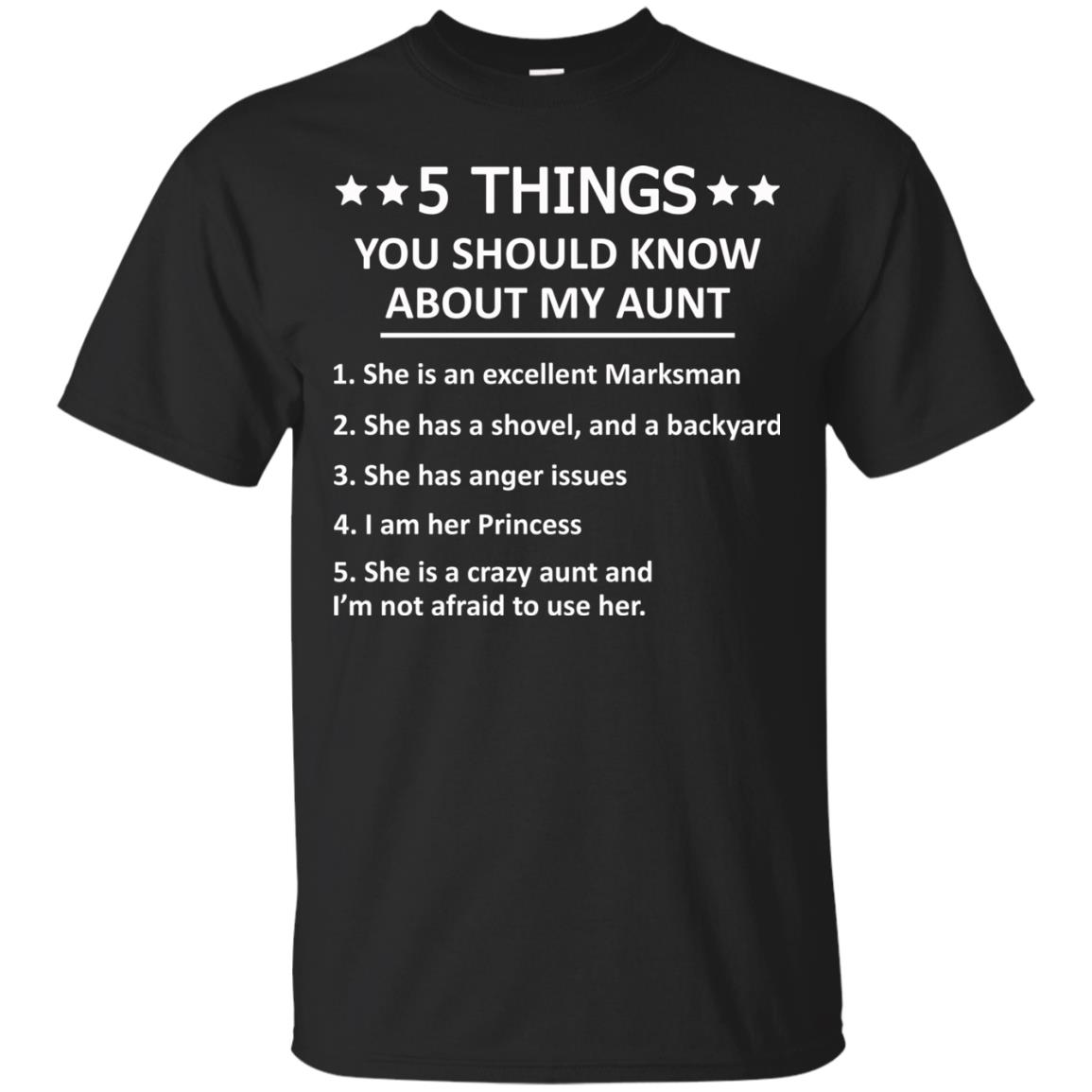 5 Things you should know about my Aunt T-Shirts, Sweater, Tank Top