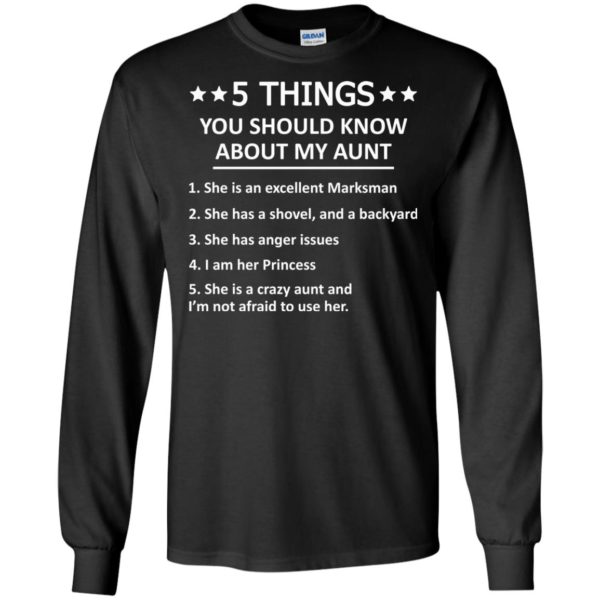 image 1548 600x600px 5 Things you should know about my Aunt T Shirts, Sweater, Tank Top