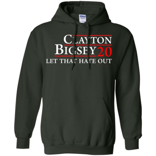 image 169 600x600px Clayton Bigsby for president 2020 Let that hate out t shirt, hoodies