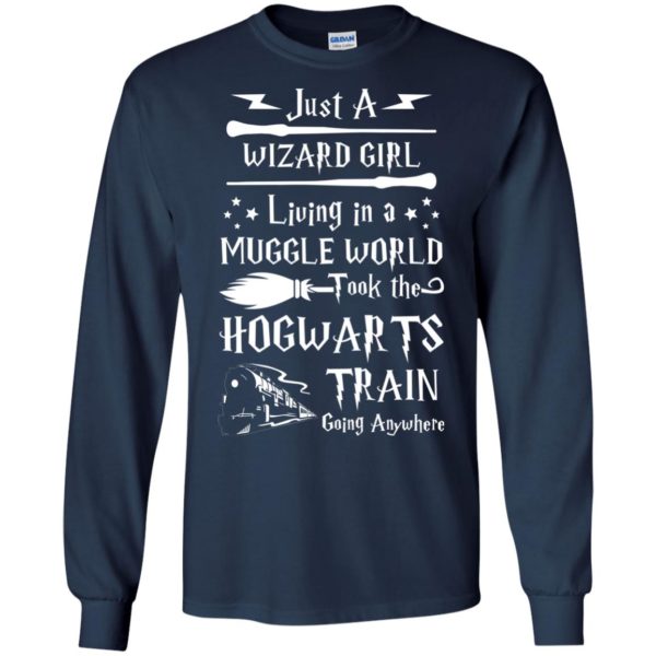 image 1707 600x600px Just A Wizard Girl Living in a Muggle World T Shirts, Hoodies, Sweater
