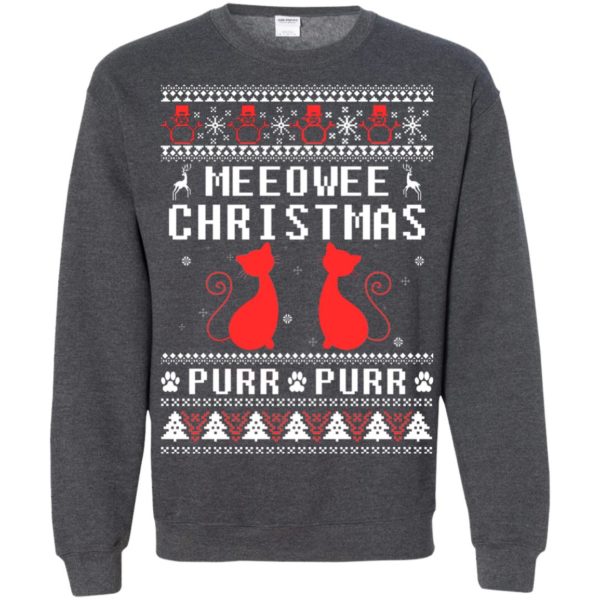 image 1895 600x600px Meeowee Christmas Pur Pur Pur Cat Lovers Christmas Sweater