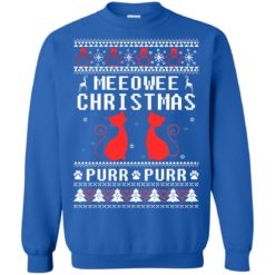 image 1900 247x247px Meeowee Christmas Pur Pur Pur Cat Lovers Christmas Sweater