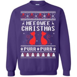 image 1902 247x247px Meeowee Christmas Pur Pur Pur Cat Lovers Christmas Sweater