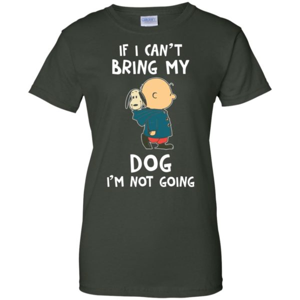 image 206 600x600px Snoopy and Charlie Brown If I Can't Bring My Dog I'm Not Going T Shirts, Hoodies