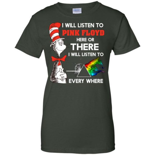 image 244 600x600px Dr Seuss I Will Listen To Pink Floyd Here Or There I Will Listen To Every Where T Shirts, Hoodies