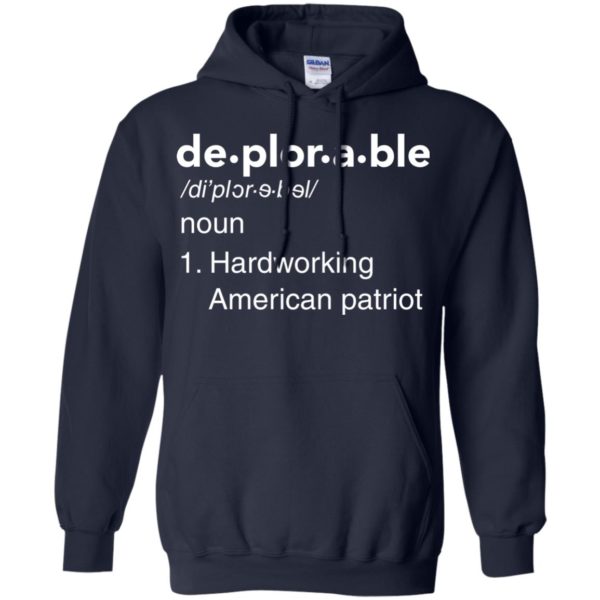 image 290 600x600px Deplorable Definition: Hardworking American Patriot Unisex T Shirts