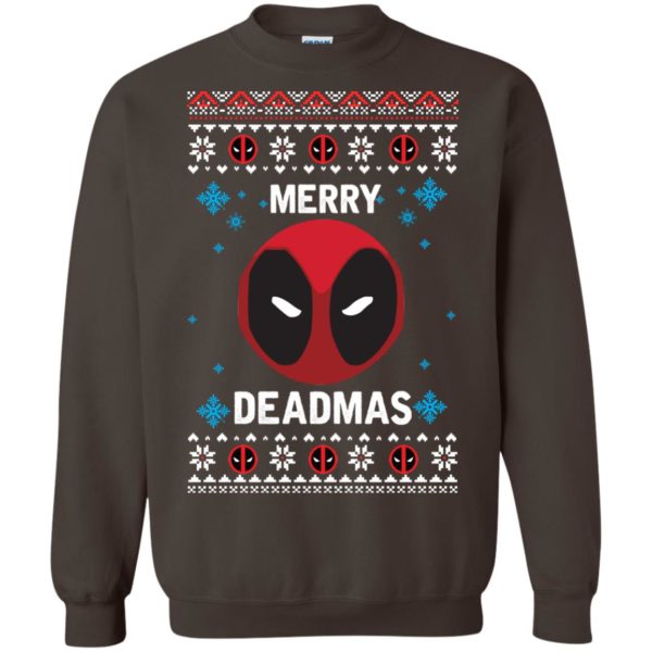 image 301 600x600px Merry Deadmas DeadPool Christmas Sweater