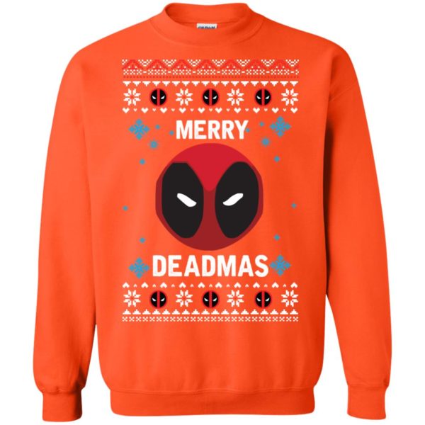 image 303 600x600px Merry Deadmas DeadPool Christmas Sweater