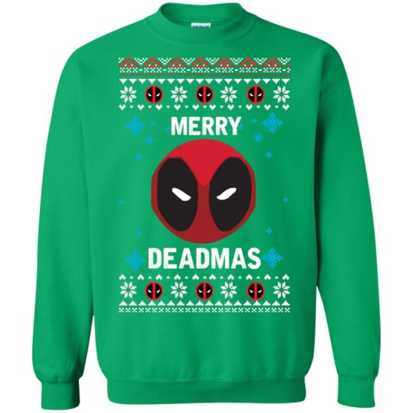 image 304 600x600px Merry Deadmas DeadPool Christmas Sweater