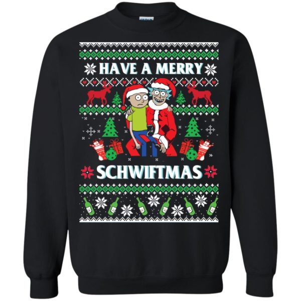 image 306 600x600px Rick and Morty: Have A Merry Schwiftmas Christmas Sweater