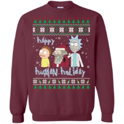 image 451 247x247px Rick and Morty: Happy Human Holiday Christmas Sweater