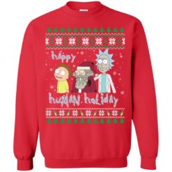 image 453 247x247px Rick and Morty: Happy Human Holiday Christmas Sweater