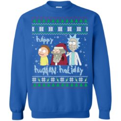 image 455 247x247px Rick and Morty: Happy Human Holiday Christmas Sweater