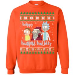image 458 247x247px Rick and Morty: Happy Human Holiday Christmas Sweater