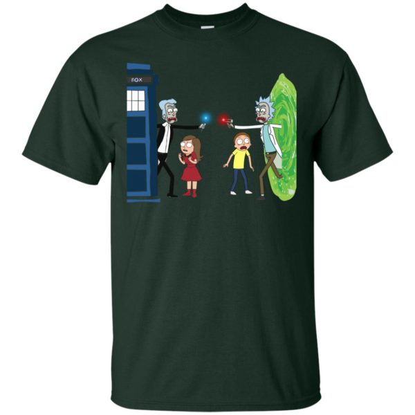 image 46 600x600px Doctor Who vs Rick and Morty Mashup T Shirts, Hoodies, Tank Top