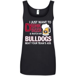 image 473 247x247px Drink beer and watch Georgia Bulldogs beat your team's ass t shirt