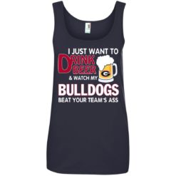 image 474 247x247px Drink beer and watch Georgia Bulldogs beat your team's ass t shirt