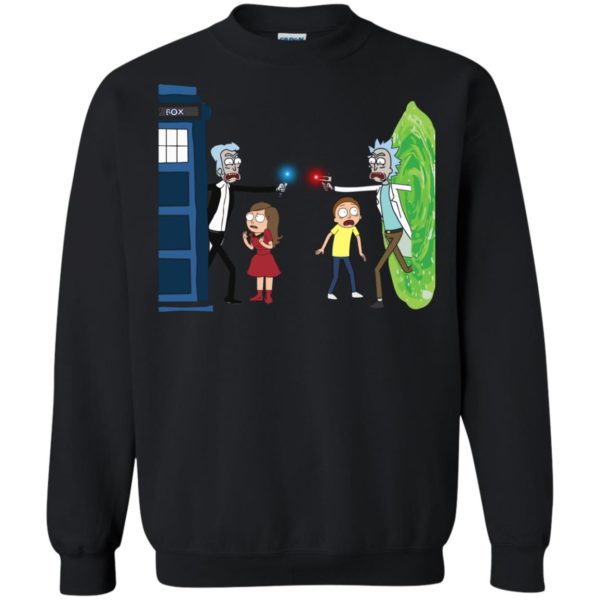 image 51 600x600px Doctor Who vs Rick and Morty Mashup T Shirts, Hoodies, Tank Top
