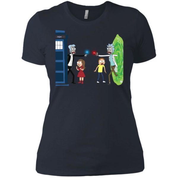 image 55 600x600px Doctor Who vs Rick and Morty Mashup T Shirts, Hoodies, Tank Top