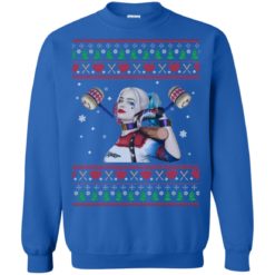 image 571 247x247px Harley Quinn Ugly Christmas Sweater Shirt
