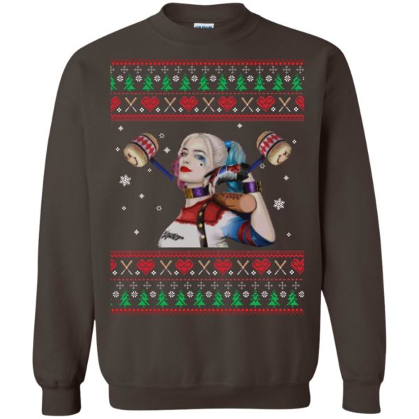 image 572 600x600px Harley Quinn Ugly Christmas Sweater Shirt