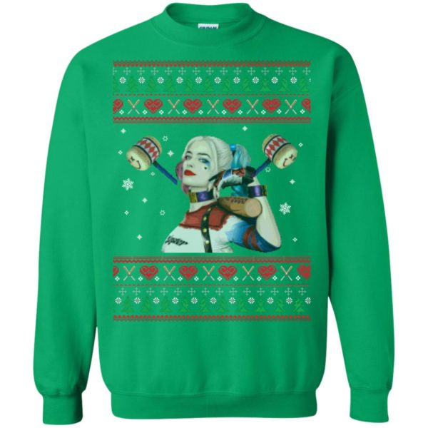 image 575 600x600px Harley Quinn Ugly Christmas Sweater Shirt