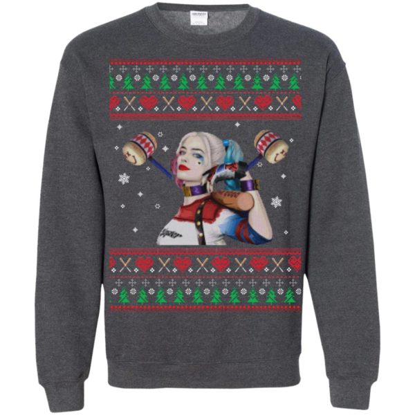 image 576 600x600px Harley Quinn Ugly Christmas Sweater Shirt