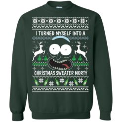 image 627 247x247px I Turned My Self Into Christmas Sweater Morty Shirt