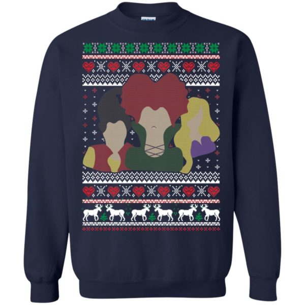 image 643 600x600px Hocus Pocus Ugly Christmas Sweater Shirt