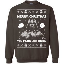 image 738 247x247px Star Wars Merry Christmas You Filthy Jedi Rebel Christmas Sweater