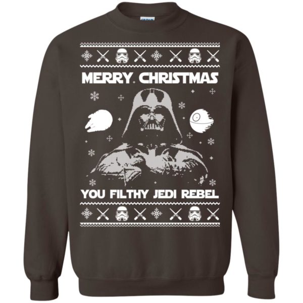 image 738 600x600px Star Wars Merry Christmas You Filthy Jedi Rebel Christmas Sweater