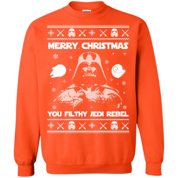 image 740 600x600px Star Wars Merry Christmas You Filthy Jedi Rebel Christmas Sweater