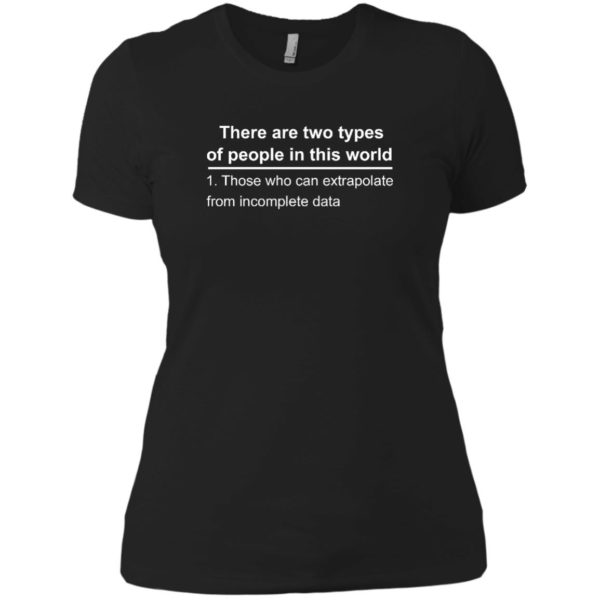 image 760 600x600px There Are Two Types Of People In This World Shirt, Tank, Hoodies