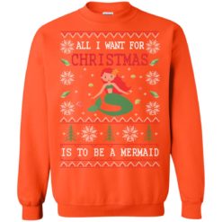 image 773 247x247px All I Want For Christmas Is To Be A Mermaid Christmas Sweater