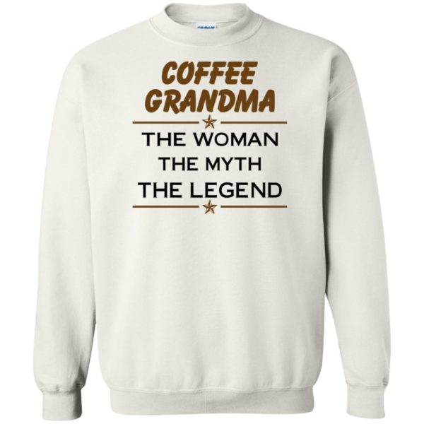 image 817 600x600px Coffee Grandma The Woman The Myth The Legend Shirt