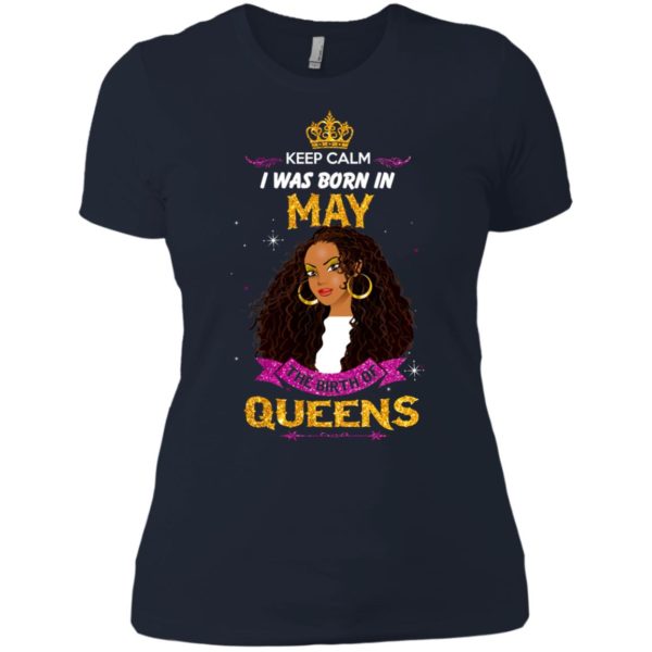 image 867 600x600px Keep Calm I Was Born In May The Birth Of Queens T Shirts, Tank Top