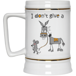 image 10 247x247px I don’t give a mouse walking a donkey coffee mug