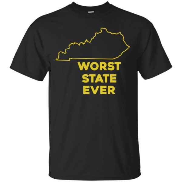 image 1009 600x600px Kentucky Worst State Ever Shirt, Hoodies, Tank