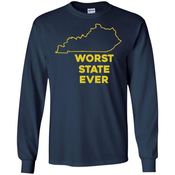 image 1014 600x600px Kentucky Worst State Ever Shirt, Hoodies, Tank