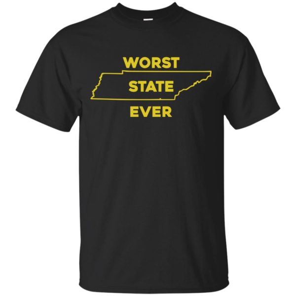 image 1021 600x600px Tennessee Worst State Ever T Shirts, Tank Top, Hoodies