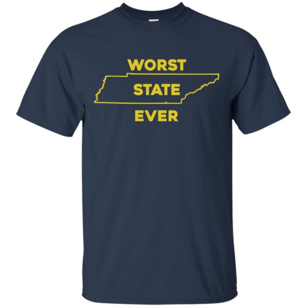 image 1022 600x600px Tennessee Worst State Ever T Shirts, Tank Top, Hoodies