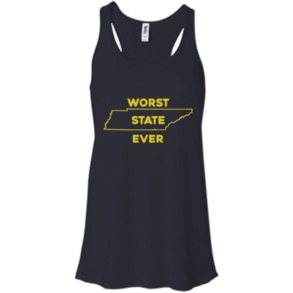 image 1024 600x600px Tennessee Worst State Ever T Shirts, Tank Top, Hoodies