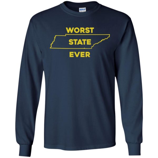 image 1026 600x600px Tennessee Worst State Ever T Shirts, Tank Top, Hoodies